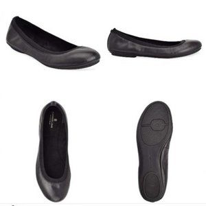 Bandolino black leather flexible ballet flats size 8.5
